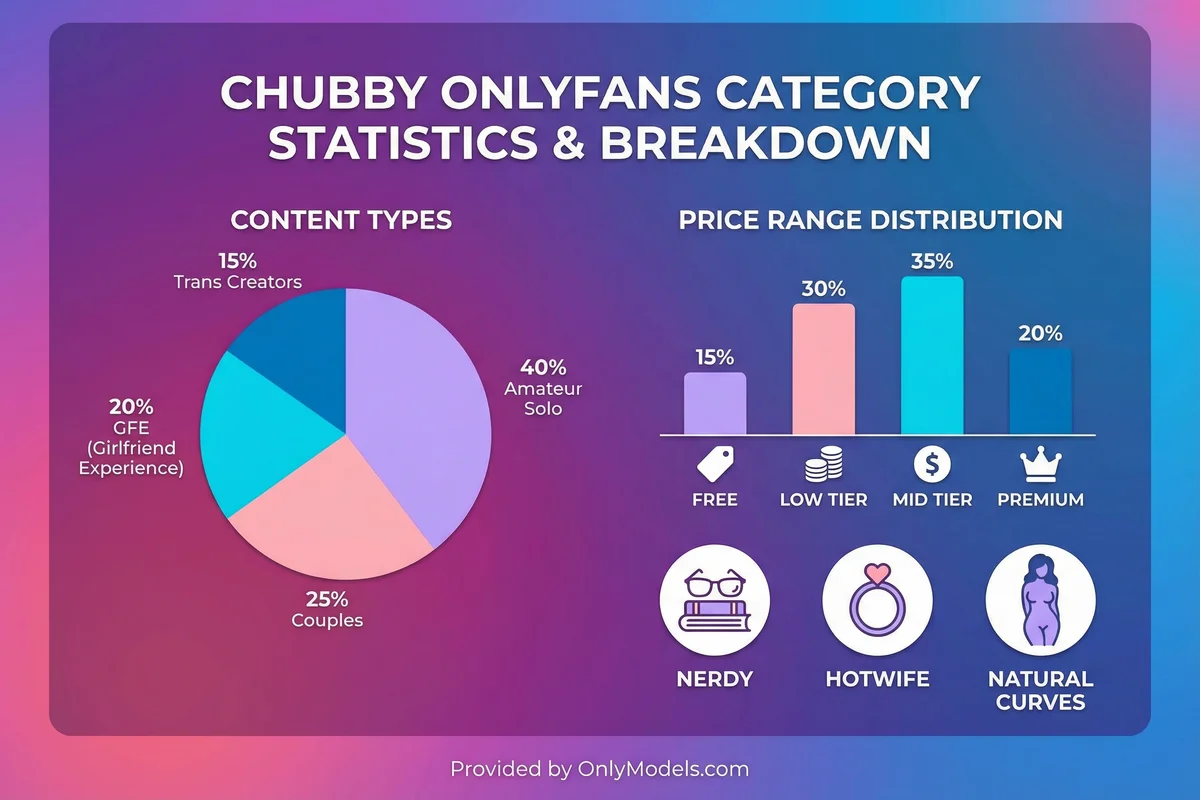 Chubby OnlyFans models - visual guide