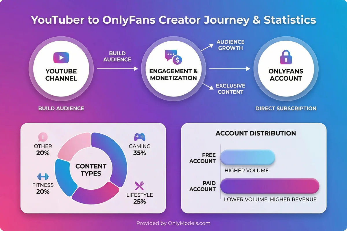YouTuber infographic