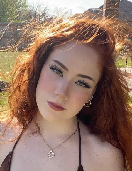 Red profile photo
