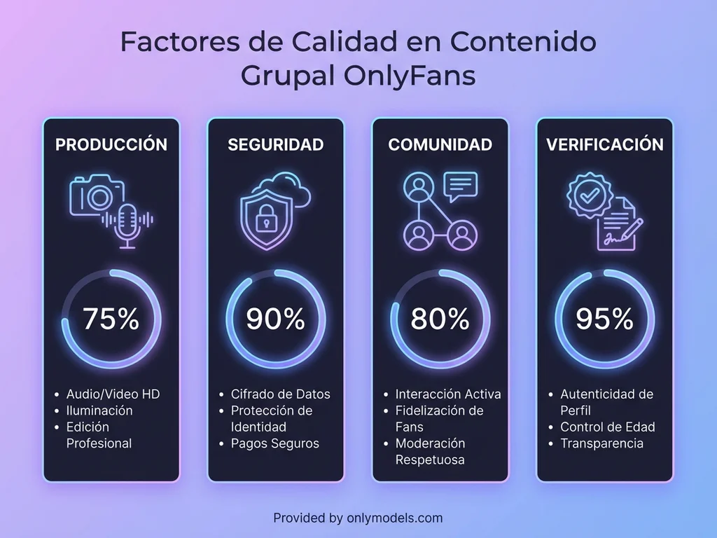 Visualización de factores de calidad en contenido gangbang