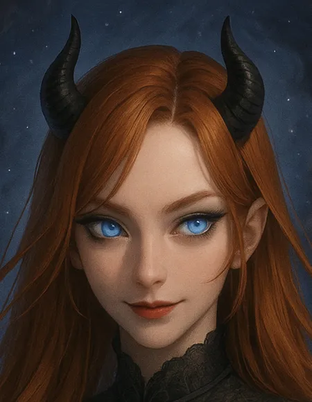 Red profile photo
