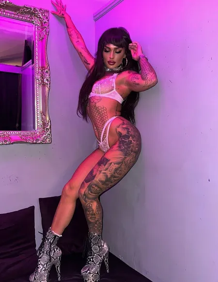 Tattooed barbie girl profile photo